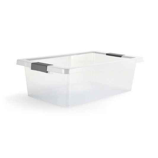 Caja organizadora de 12 lts con broche