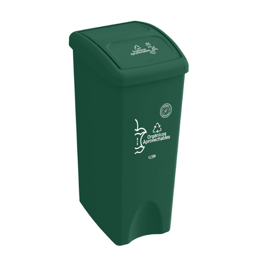 Papelera verde 53 lt organicos MR